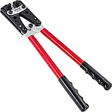 Обтискний інструмент (прес-кримпер) для мідних і алюмінієвих кабельних наконечників 6-50 мм2 Vorfal V07222, фото 2