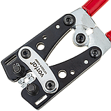 Обтискний інструмент (прес-кримпер) для мідних і алюмінієвих кабельних наконечників 6-50 мм2 Vorfal V07222, фото 3