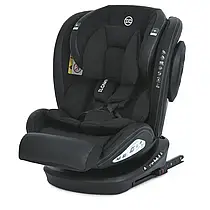 Автокрісло дитяче El Camino Evolution 2 ME 1045 Melange Black (isofix, поворот 360º, від 0 до 12 років)