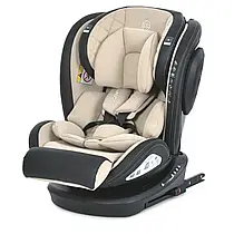 Автокрісло дитяче El Camino Evolution 2 ME 1045 Melange Beige (isofix, поворот 360º, від 0 до 12 років)