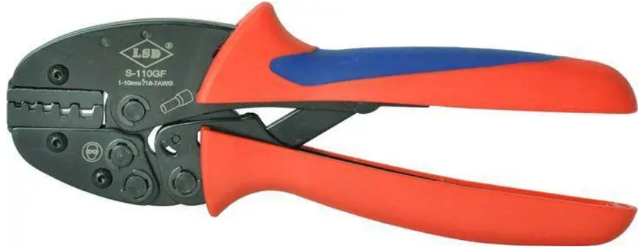 Обжимной інструмент Prowest S-110GF (0.5-10 мм²) – професійні клещі для обтиску ізольованих клем, фото 1