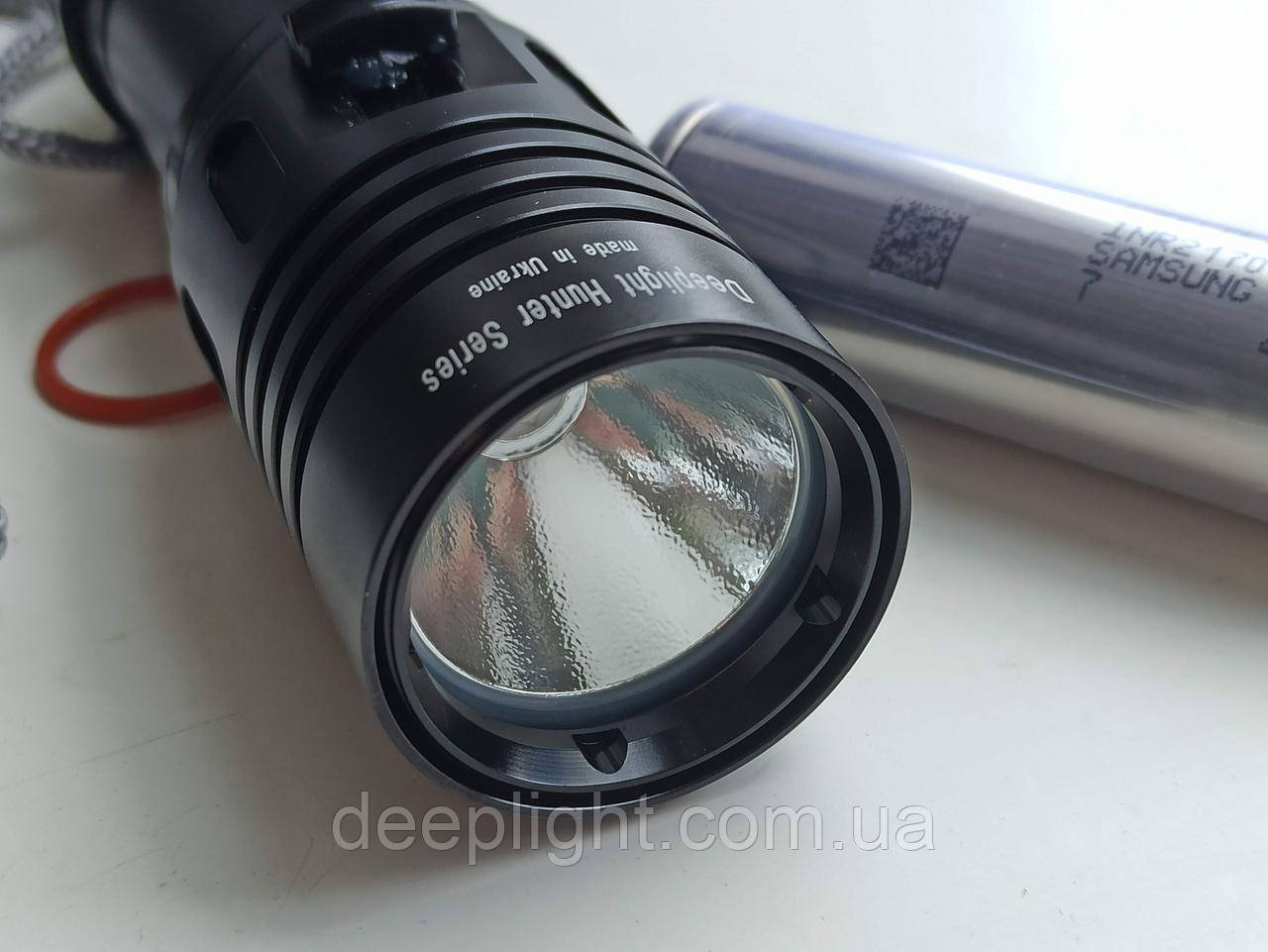 Ліхтар потужний підводний захищенний Compact 2025 з аккумулятором 6000К 20W чистий білий світло, фото 1