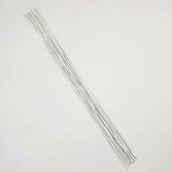 Білий дріт (у папері) Ateco No26 36 см — 50 шт.