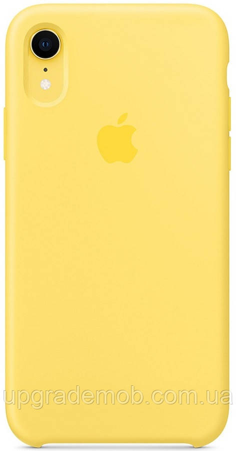 Силіконовий чохол iPhone XR Apple Silicone Case Canary Yellow, фото 1