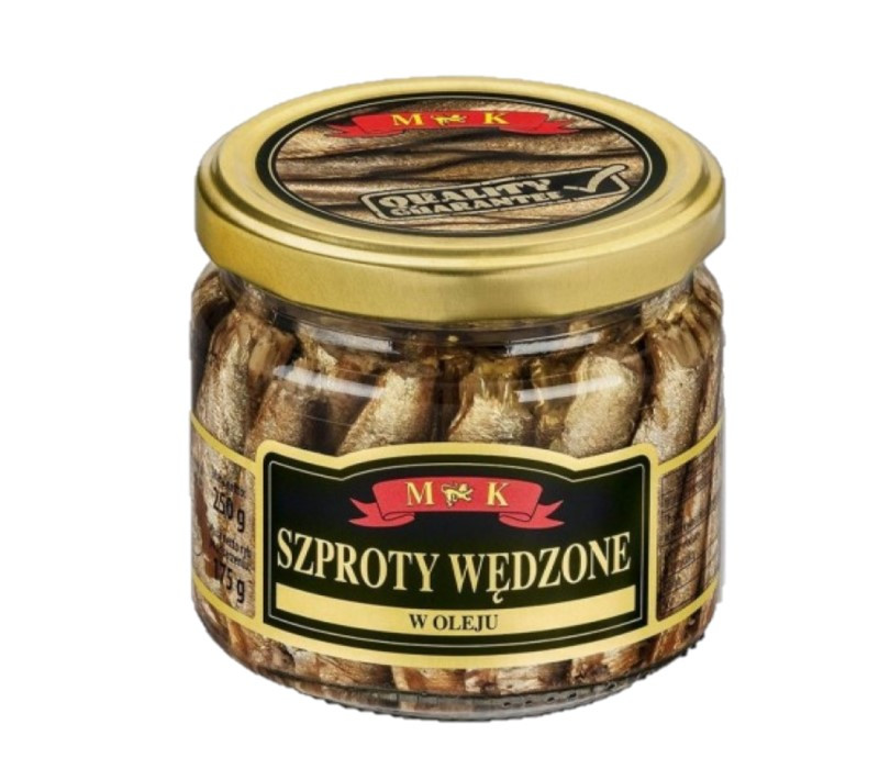 Шпроты в банці MK, 250г