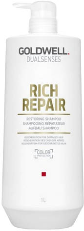 Відновлювальний шампунь для сухого та пошкодженого волосся Goldwell DSN Rich Repair, 1000 мл (4021609029229), фото 1