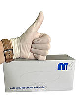 Рукавиці латексні Mipa білі L  100шт