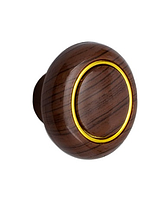 Меблева ручка "Кнопка кільце", 607, Горіх