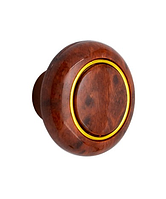 Меблева ручка "Кнопка кільце", 609, Вільха