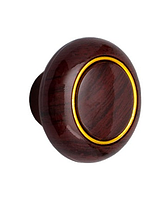 Меблева ручка "Кнопка кільце", 616, Вишня