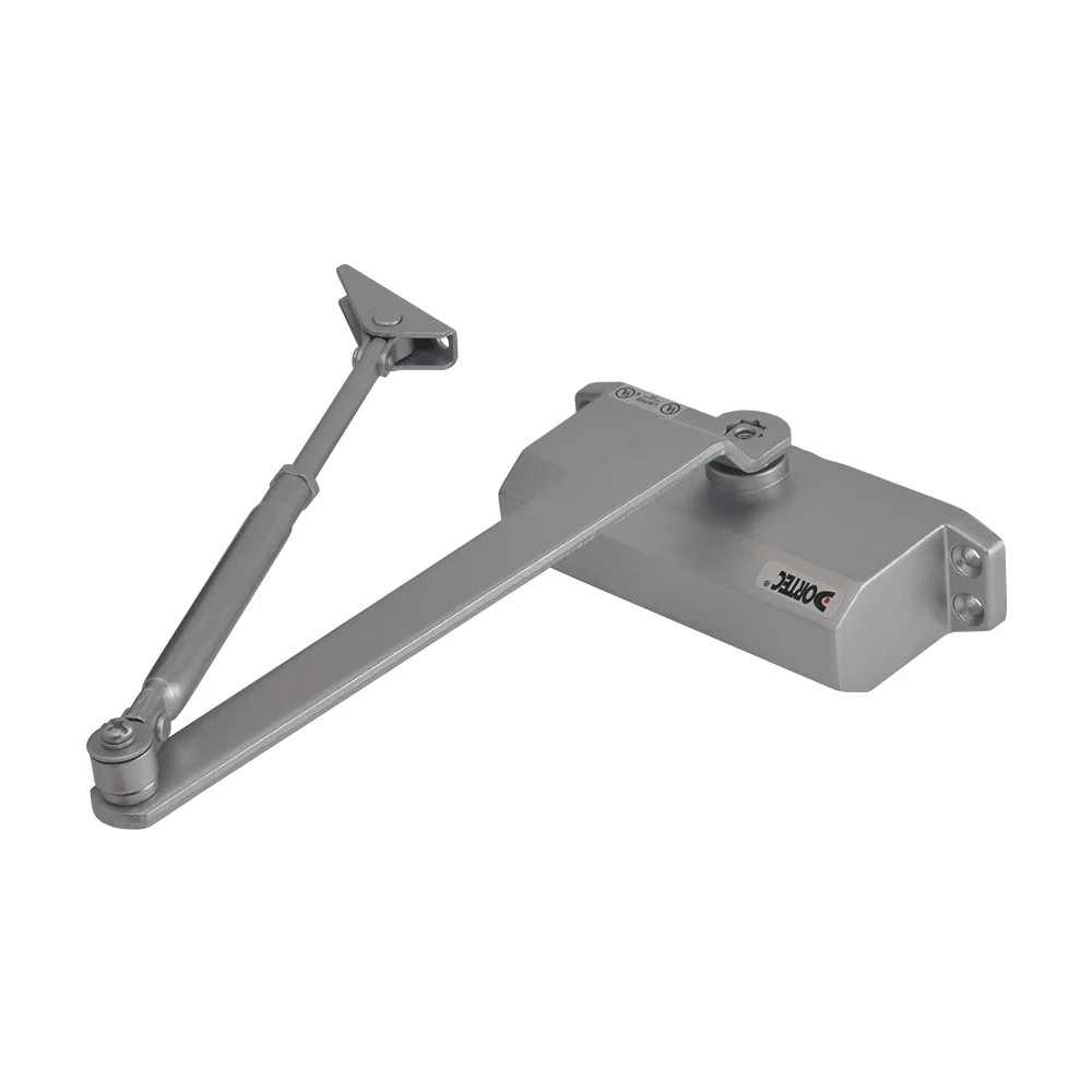 Дверний доводчик з фіксацією Dortec DT-63H Silver (45-65 кг), фото 1