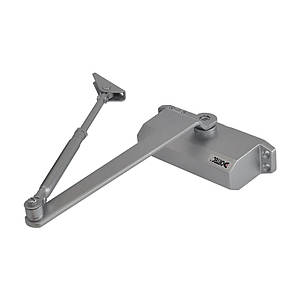 Дверний доводчик з фіксацією Dortec DT-63H Silver (45-65 кг)