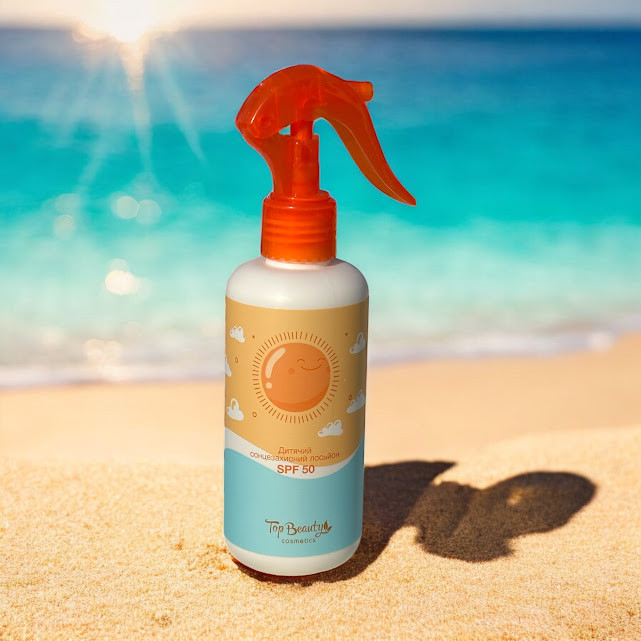 Top Beauty Лосьйон дитячий сонцезахисний SPF50, 200 мл, фото 1