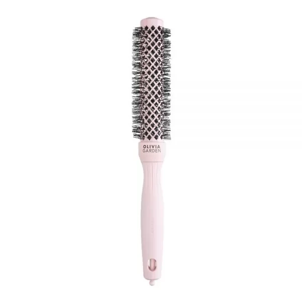 Термобрашинг для волосся Olivia Garden Expert Blowout Speed Wavy Pastel Pink подовжений 25 мм, ID2221, фото 1