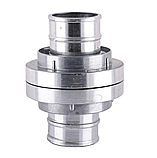 Муфта 1″ алюмінієва, для з'єднання пожежного шланга для дренажу, фото 2