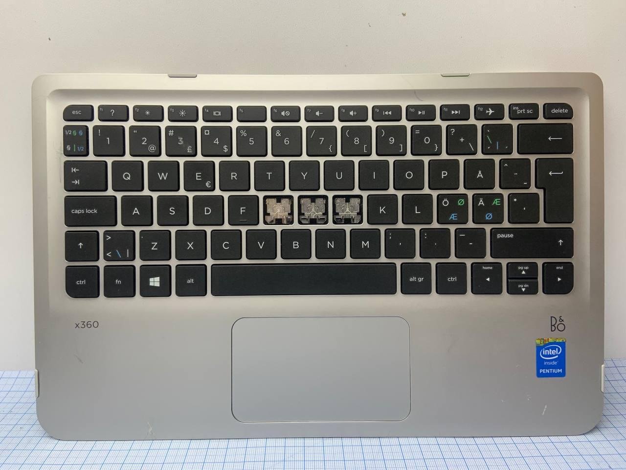 HP X360 310 G2 Корпус C (топкейс із клавіатурою, середня частина) (460,0A1N.0001) 3.5B бу #, фото 1