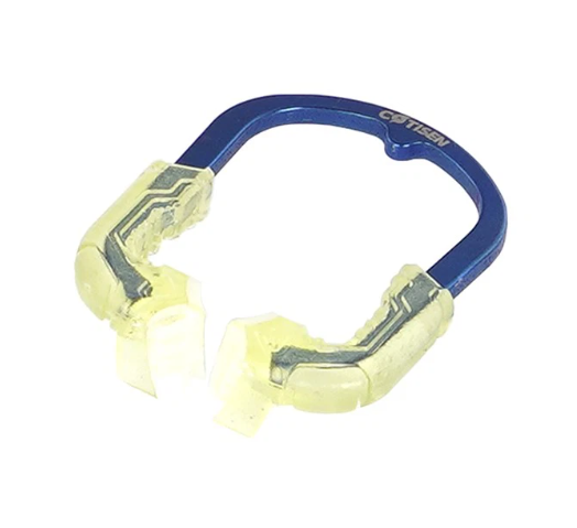 Затискне кільце зі слабкою силою затиску, прозоро-зелене