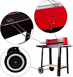 Вугільний гриль, портативний гриль Maltec Curron RedBend GM2000S емальована сталь, фото 5