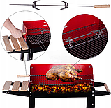 Вугільний гриль, портативний гриль Maltec Curron RedBend GM2000S емальована сталь, фото 6