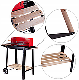 Вугільний гриль, портативний гриль Maltec Curron RedBend GM2000S емальована сталь, фото 7