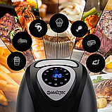 Аерофритюрниця, мультипіч MalTec AirFryer2500W 1400W з антипригарним покриттям, фото 8