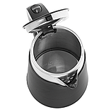 Електрочайник енергозберігаючий Adler AD 1372 чорний 0.6л, фото 5