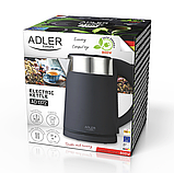 Електрочайник енергозберігаючий Adler AD 1372 чорний 0.6л, фото 6