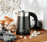 Електрочайник енергозберігаючий Adler AD 1372 чорний 0.6л, фото 7