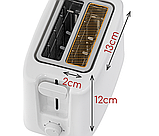 Тостер, бутербродниця Adler AD 3223 з решіткою для булочок, фото 7