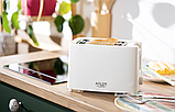 Тостер, бутербродниця Adler AD 3223 з решіткою для булочок, фото 8