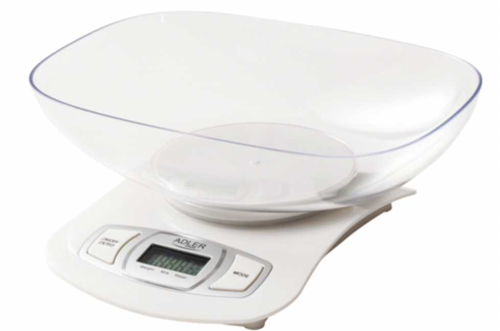 Ваги кухонні, ваги з чашею Adler AD 3137w 5кг, фото 1