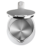 Електрочайник, електричний чайник Adler AD 1345 білий LED регулятор температури, фото 5