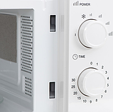 Мікрохвильова піч, мікрохвильовка Adler AD 6205 20 л біла, фото 4