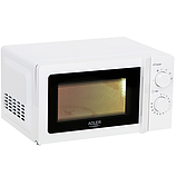 Мікрохвильова піч, мікрохвильовка Adler AD 6205 20 л біла, фото 6