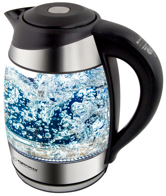 Електрочайник, електричний чайник Esperanza EKK026 скляний корпус, фото 1