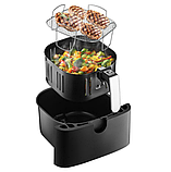 Аерофритюрниця, фритюрниця з гарячим повітрям Mozano Air Fry Master 1700 Вт 8 л, фото 4