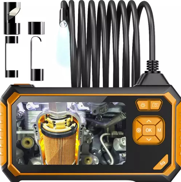 Відеоендоскоп, цифровий ендоскоп Bigstren 19376 Full HD 4.3", фото 1