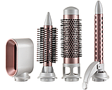 Фен гребінець, стайлер Adler AD 2027 1200 Вт 5 насадок, фото 5