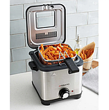 Міні фритюрниця, компактна фритюрниця Ambiano 97305 900Вт 1,5л, фото 8