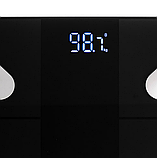 Ваги підлогові, інтелектуальні ваги Adler AD 8186 Black з Tuya Smart, фото 2