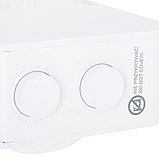 Тепловентилятор, обігрівач Adler AD 7725 білий з термостатом, фото 5