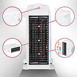 Тепловентилятор, обігрівач Adler AD 7725 білий з термостатом, фото 8