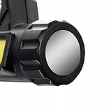 Ліхтарик налобний, налобний ліхтар TRIZAND L18371 магнітний USB, фото 4