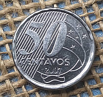 50 сентаво 2007 року. Бразилiя