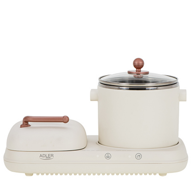 Станція для сніданку 2 в 1 - Гриль та каструля Adler AD 6421, фото 1
