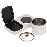 Станція для сніданку 2 в 1 - Гриль та каструля Adler AD 6421, фото 4