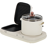 Станція для сніданку 2 в 1 - Гриль та каструля Adler AD 6421, фото 5