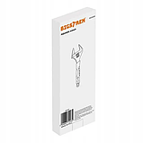 Ключ розвідний із вуглецевої сталі універсальний Bigstren 210 мм, макс діаметр 35 мм (24283), фото 3