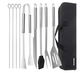 Набор для гриля, барбекю 9 шт. + чехол Kaminer 13001 Польша