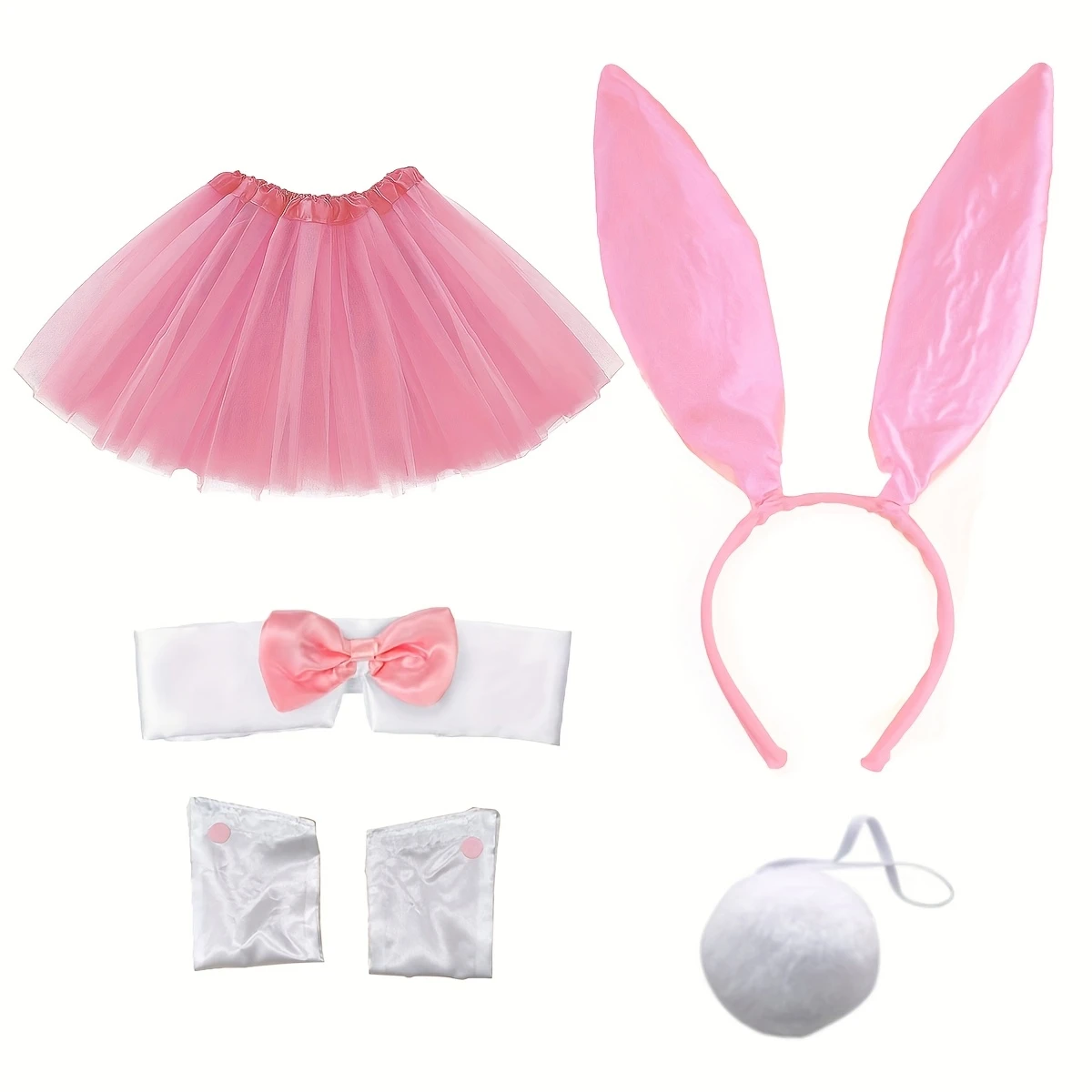 Костюм зайки Плейбой. Женский костюм зайка розовый, фото 1